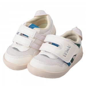 (12.5~15公分)日本IFME復古白色寶寶機能學步鞋