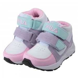 (16~24公分)FILA康特杯彩虹紫色兒童機能運動鞋