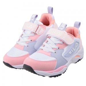 (19~24公分)FILA康特杯復古風粉色兒童機能運動鞋