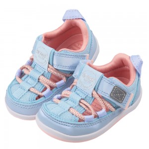 (12.5~15公分)日本IFME個性淺藍寶寶機能水涼鞋