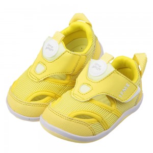 (12.5~15公分)日本IFME帥氣黃色寶寶機能水涼鞋