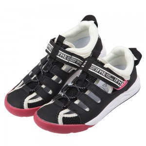 (20~22.5公分)日本IFME豪放黑色大童機能運動涼鞋