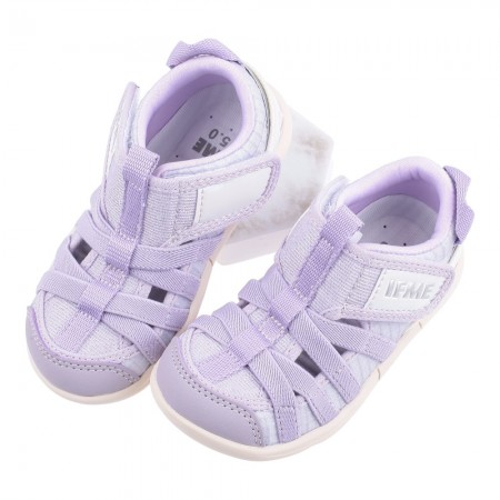 (15-19公分)日本IFME夏日悠紫色中童機能水涼鞋