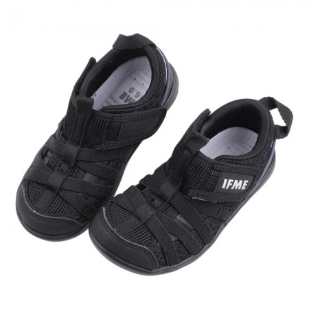 (15-19公分)日本IFME夏日悠黑色中童機能水涼鞋