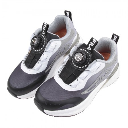 (19~24公分)FILA旋鈕吸震漸變灰黑色中童大童運動機能鞋 (19~24公分)FILA旋鈕吸震漸變灰黑色中童大童運動機能鞋