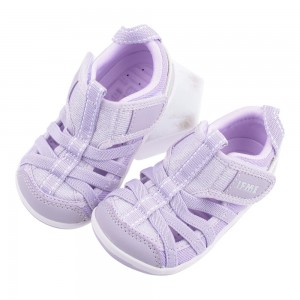 (12~15公分)日本IFME夏日悠紫色寶寶機能水涼鞋