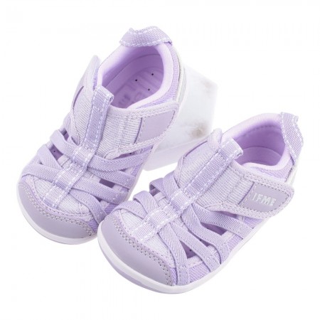 (12~15公分)日本IFME夏日悠紫色寶寶機能水涼鞋