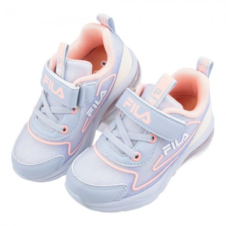 (16~22公分)FILA氣墊旋風紫色氣墊中童大童機能運動鞋