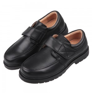 (20~24公分)全真皮制服黑色學生鞋黑皮鞋