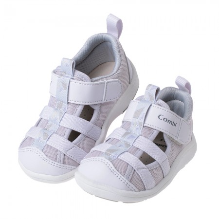 (12.5~16.5公分)Combi灰色好涼NICEWALK成長機能學步鞋