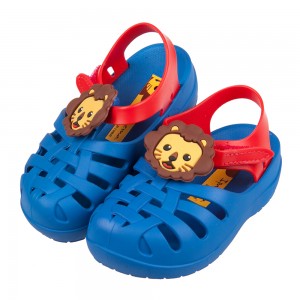 (13~14.5公分)Ipanema小獅王藍色寶寶護趾涼鞋香香鞋