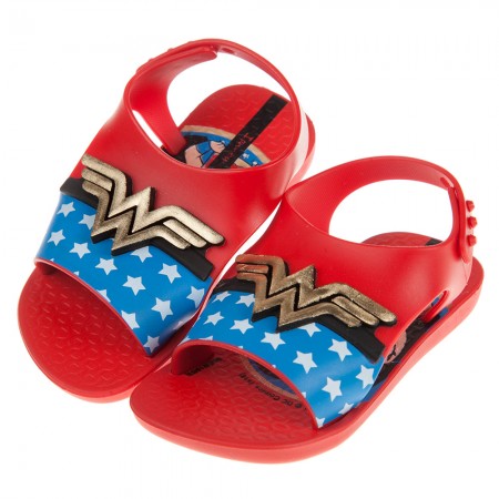 (12.5~15公分)Ipanema神力女超人紅色寶寶涼鞋香香鞋